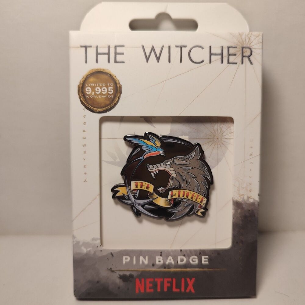 The Witcher Symbols Limited Edition Enamel Pin Official Netflix Lapel Badge